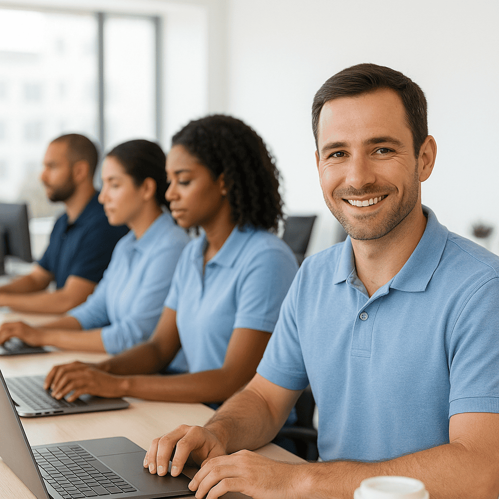 Uniformes corporativos com tecnologia têxtil aumentam conforto, produtividade e reforçam a imagem da sua empresa. Descubra as inovações com a RovHelen.